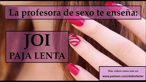 Play MP4 - Sigue las intrucciones de la profesora para masturbarte&period; JOI&period;