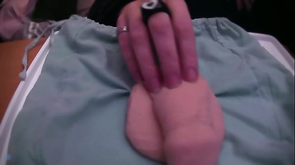 Playing with a very soft and limp fake cock no audio 