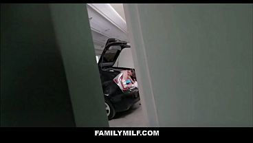 Familymilf - Big Tits Brunette Milf Step Mom Fucked By Both Her Step Daughter & Step Son After Getting Caught Pov thumbnail
