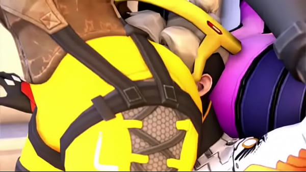 Overwatch tracer widowmaker x mercy co op facesitting