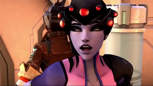 Overwatch tracer widowmaker x mercy co op facesitting 