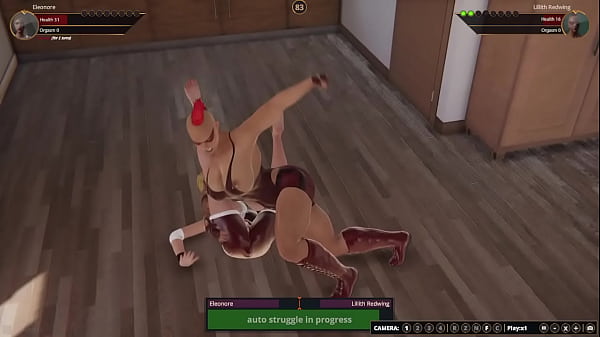 Eleonore vs lillith nf3d female combat apartment