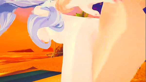 Fucking furina at the beach until her pussy full of cum