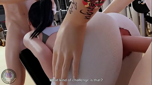 Sexy asian gets double teamed fucked 