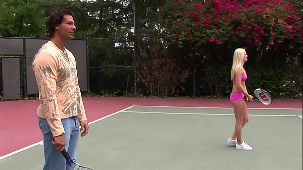 Threesome inthe Tennis Court