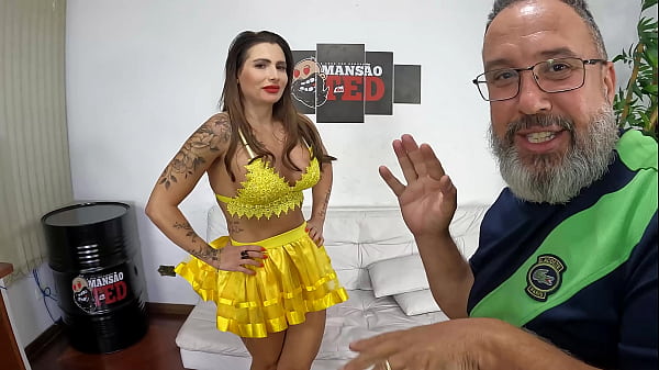 JullySouza na sua primeira vez na mansão