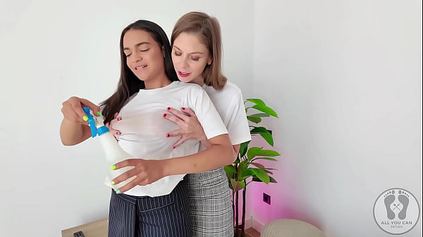 Ana spears alice maze are office girls wet t shirt wednesday