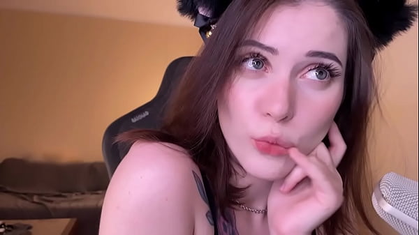 Ball_gagged teen is getting super horny