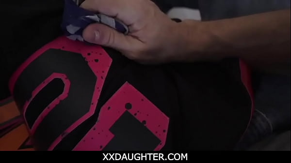 Big Ass Hot Blonde Teen stepdaughter Slay Savage Family Fucked By stepdad For His Credit Card POV 