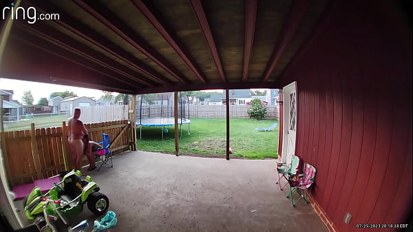 Play MP4 - Part 1 Broad daylight wife back porch sucking and fucking into a cream pie as cars drive by