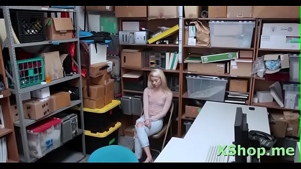 Startling barely legal Riley Star bends down for sex