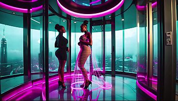 Nonton Fucking My Black Dream Step-sister From The Future On An Elevator - Ai Interactive Video thumbnail