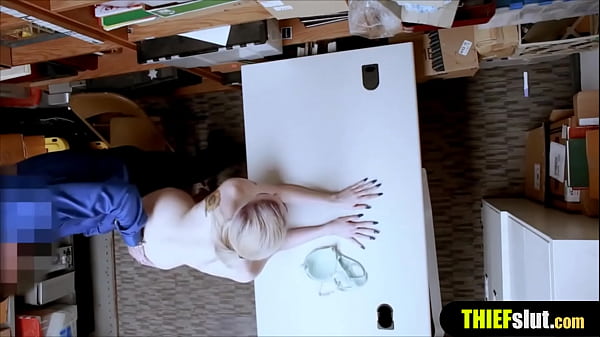 Pale white skin and rough_doggystyle fuck with a thief