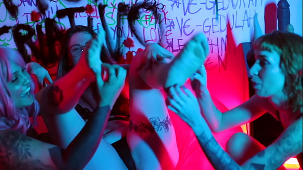 Lesbian Threesome Loves To Tickle & Foot Worship thumbnail