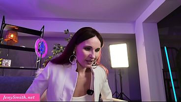 Nonton Jeny Smith Was Fucked By Mr Smith In Her Mouth And She Ride On His Face thumbnail