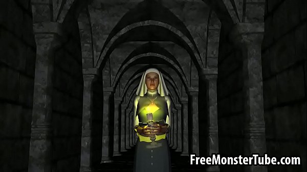 Hot 3D redhead babe gets fucked hard by a_vampire