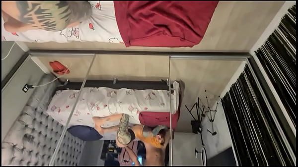 Red haired witch likes to show off on the internet and invited me to participate in a live show