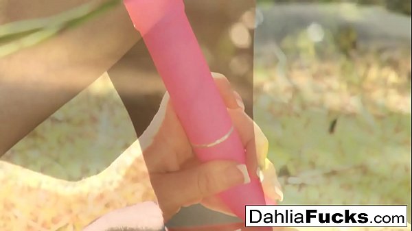 Sexy Teen Dahlia Sky's Hot Outdoor Masturbation Session!