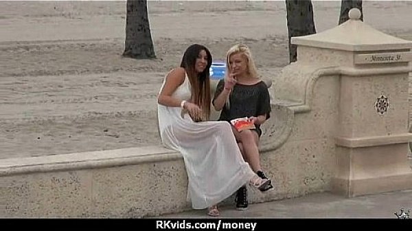 Hottie gets naked and has sex in public for cash 23 