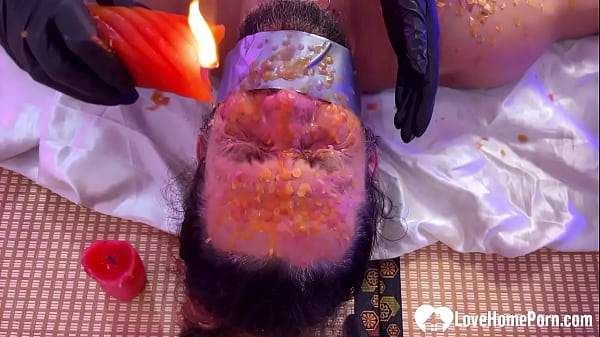 Play MP4 - Punishing My Filthy Husband with Scalding Wax All Over