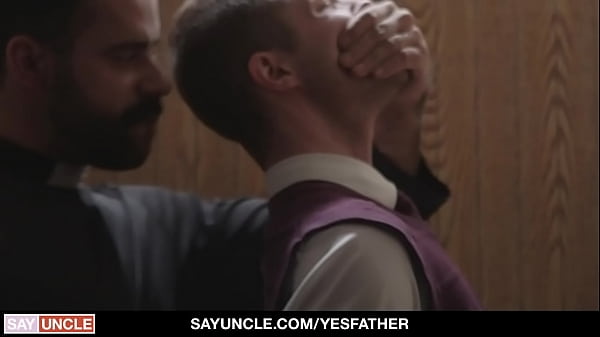 Twink Benjamin Blue visits church for a blowjob confession 