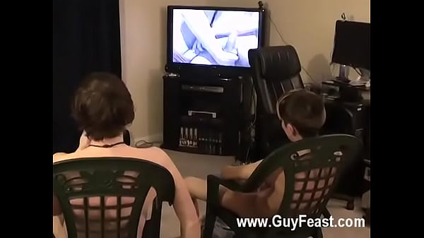 Gay fuck Jared is nervous about his very first time stroking off on 