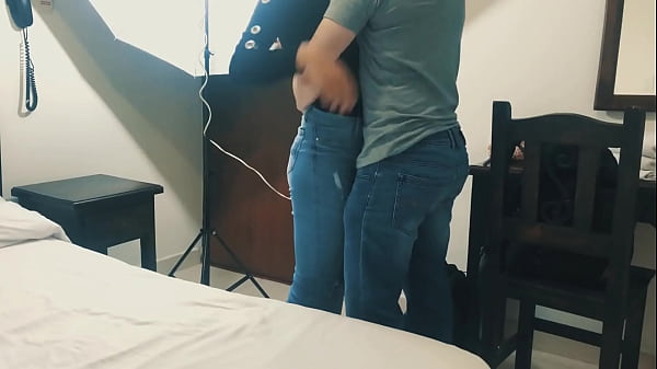 Hot stepsister comes to my room after school class with home alone and fuck so good with that tight pussy and natural huge tits - My daily amateur fuck 