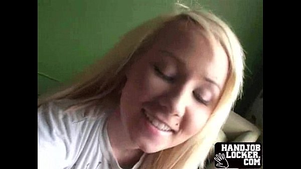 Cute_blonde girl loves hadling cock