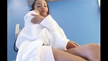 Little Lupe touching herself finger banging her pussy