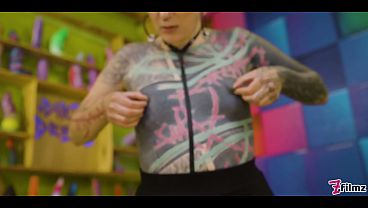 Inked Bad Girl POV Fucked Raw &ndash; Nipple Play, Gagging Blowjob, Ass Slapping & Big Facial Finish 