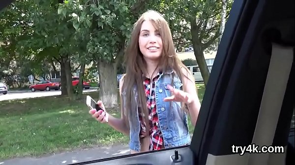 Lovable teen blows cock in pov_and gets pink twat penetrated