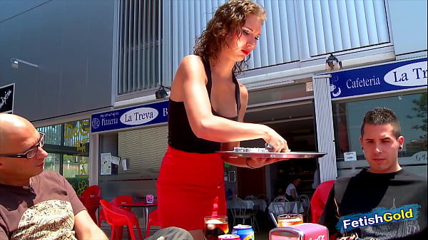 Young Busty Waitress Picked Up At The Restaurant And Banged Rough Outdoors thumbnail