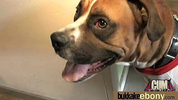 Ebony gets group cumshots 21 