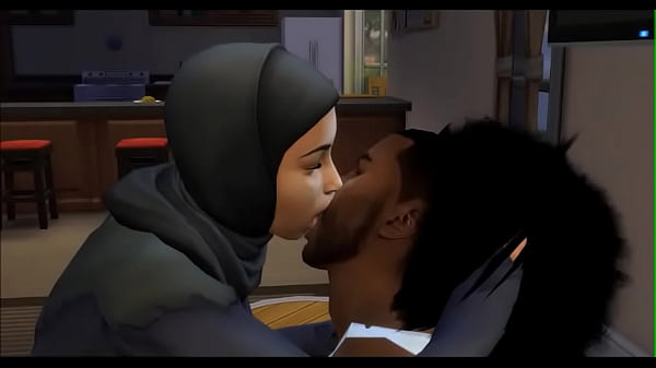 Sims_4 Black_man fucks big booty muslim woman