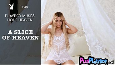 Sexy girl Hope Heaven exposed her stunning body after hot striptease session 