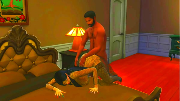 hot wife hard fucking in the bedroom 