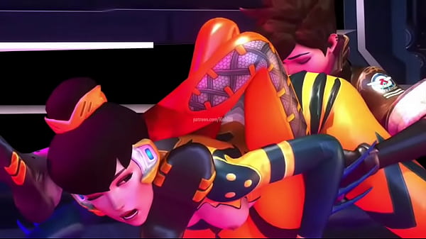Overwatch tracer x bee skin booty licking 