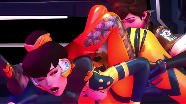 Overwatch tracer x bee skin booty licking 
