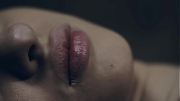 Playful model touches herself 