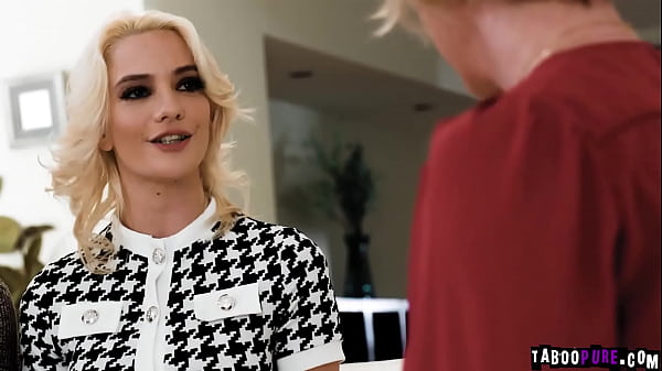 Stepson cant cum without her stepmom in sight