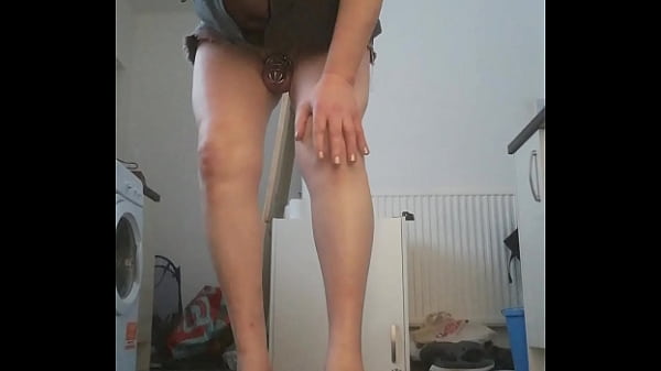 Squat, piss, finger fuck ass and lick clean 