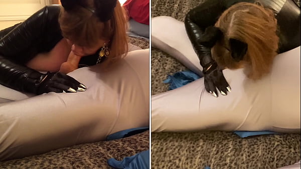 Mature dc slut villainess catwoman sucks batman&rsquo;s cock 