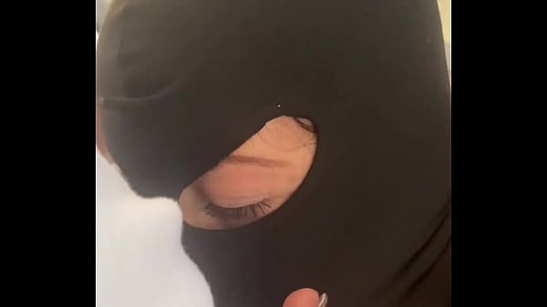 Red lipstick blowjob & hardcore doggy in fishnet lingerie 