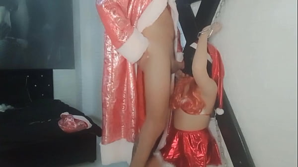 The Santa Girl Found Herself On Someone Else's Territory And Now Pays What She Deserves thumbnail