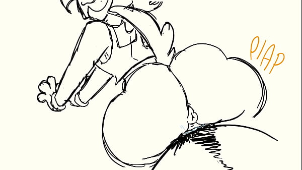 Dogwoman riding animation
