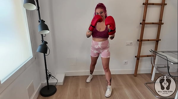 Nonton 4k Female Fighter Boxing Warmup Jumping Jacks Tits Bouncing thumbnail
