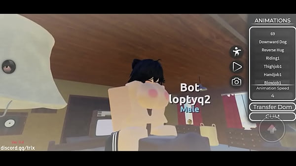 Roblox girl enjoys giving her master enjoyment with his bbc 