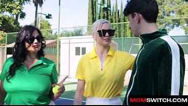 Step Moms Swap Stepsons For Tennis Practice And End Up Fucking Them Instead - Momswitch thumbnail