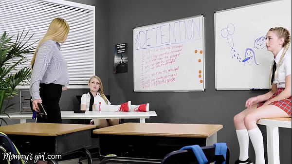 Play MP4 - Angry Sarah Vandella Gives A Good Spank To The Naughty Lily Larimar And Her Bestie