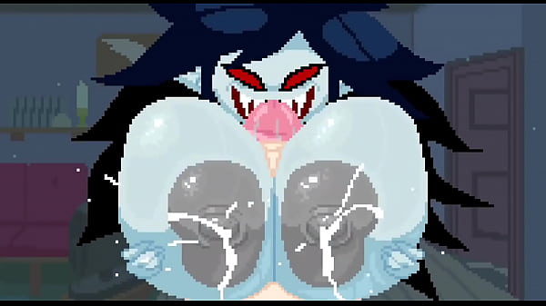 Marceline sucking on her_tits while you make her_deepthroat you